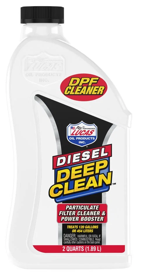 10873 – LUCAS OIL Fuel Additive, Diesel Particulate Filter Cleaner For Diesel Treats Up To 120 Gallons 64 Ounce Bottl...